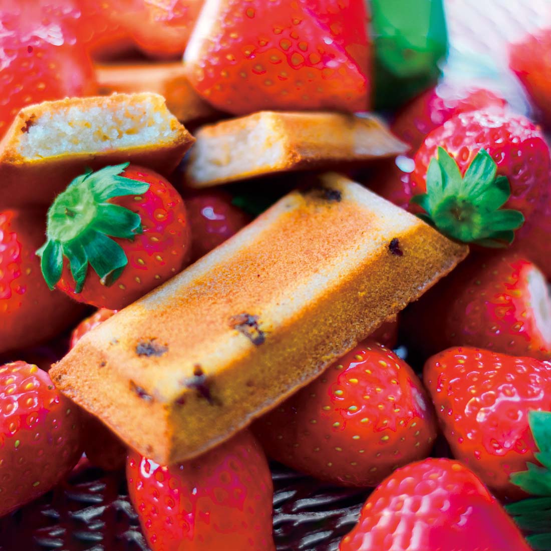 苺のフィナンシェ