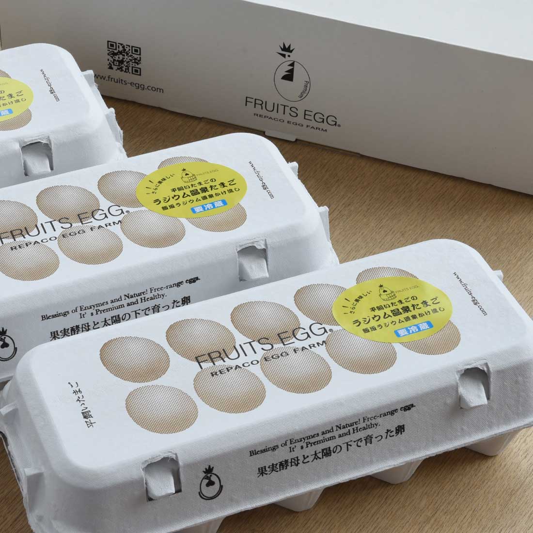 フルーツエッグ 平飼いたまごのラジウム温泉たまご 30個入（10p×３）【冷蔵発送】