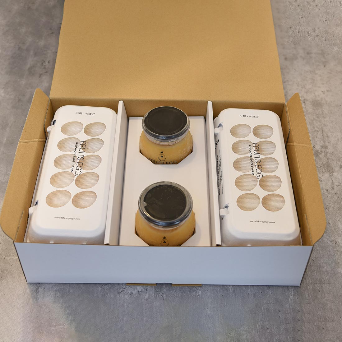 フルーツエッグとレモンカード詰合せ【冷蔵発送】